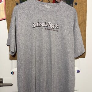 Y2K 2003 School of Rock Grey Movie Promotion T-Shirt (XL)